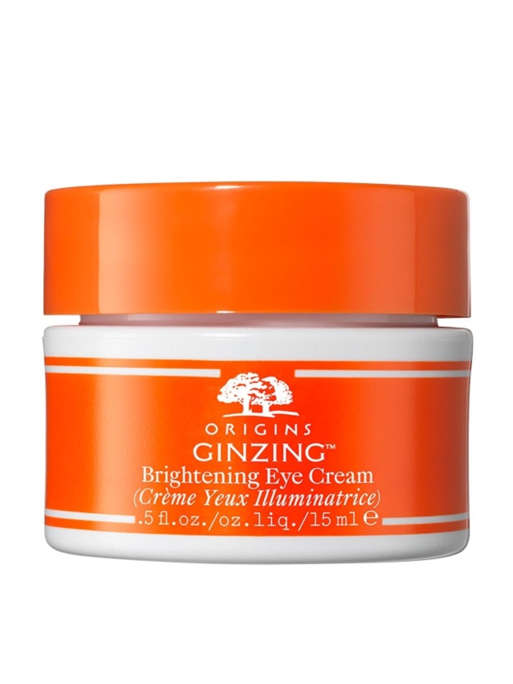 Origins GinZing Brightening Eye Cream - Orange and White Jar